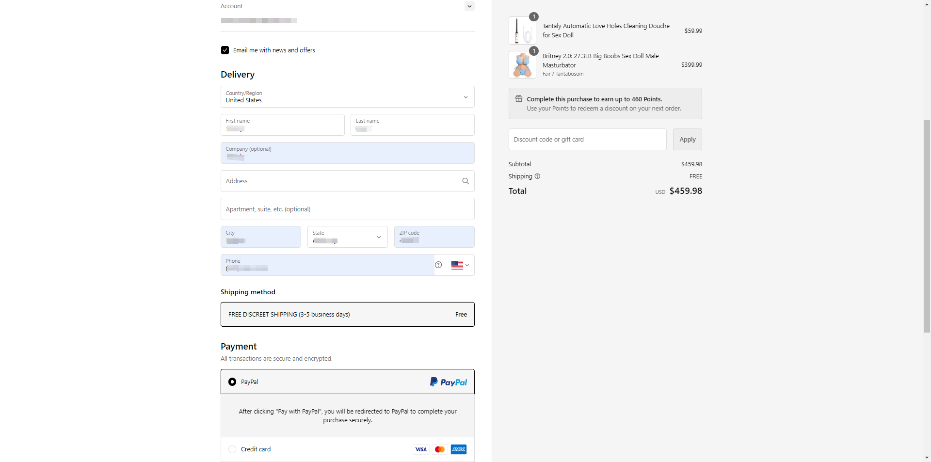 how to use Klarna's Pay in 4 in Tantaly 4.png